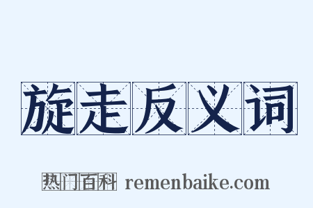 旋走反义词是什么意思的图片